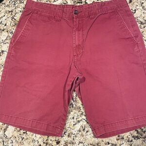 Merona Men's Flat Front Brick Color  Short